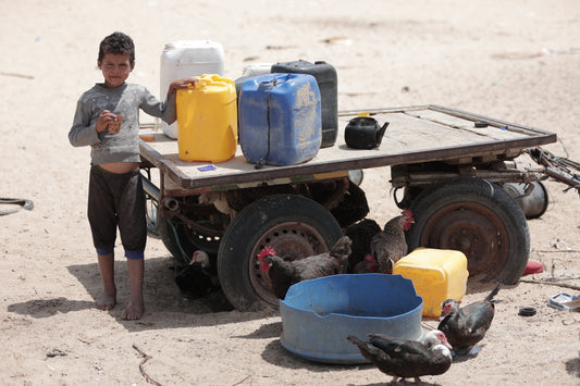 Child Struggles Daily for Water