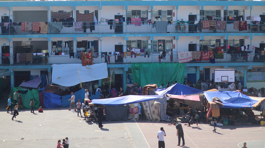 School Turned Into Displacement Site
